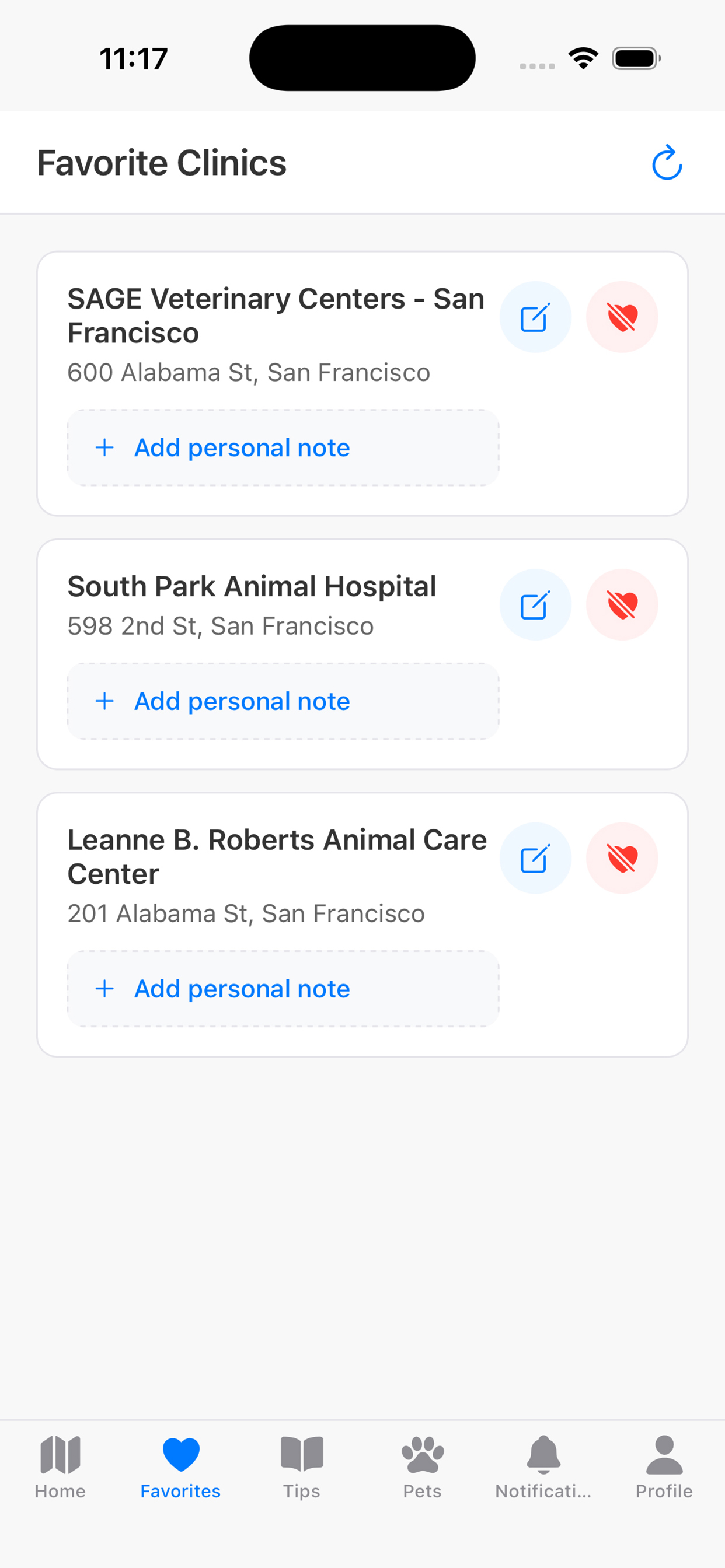 PetSOS App Screenshot 5